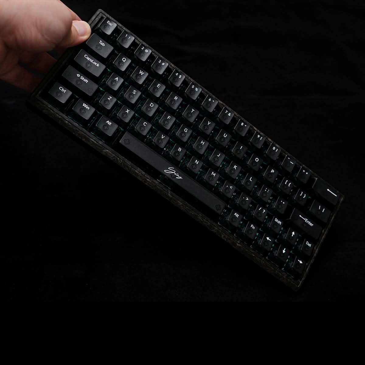 Amazon.com: MK x WLMOUSE Ying63 Forged Carbon Fiber HE 8K Keyboard