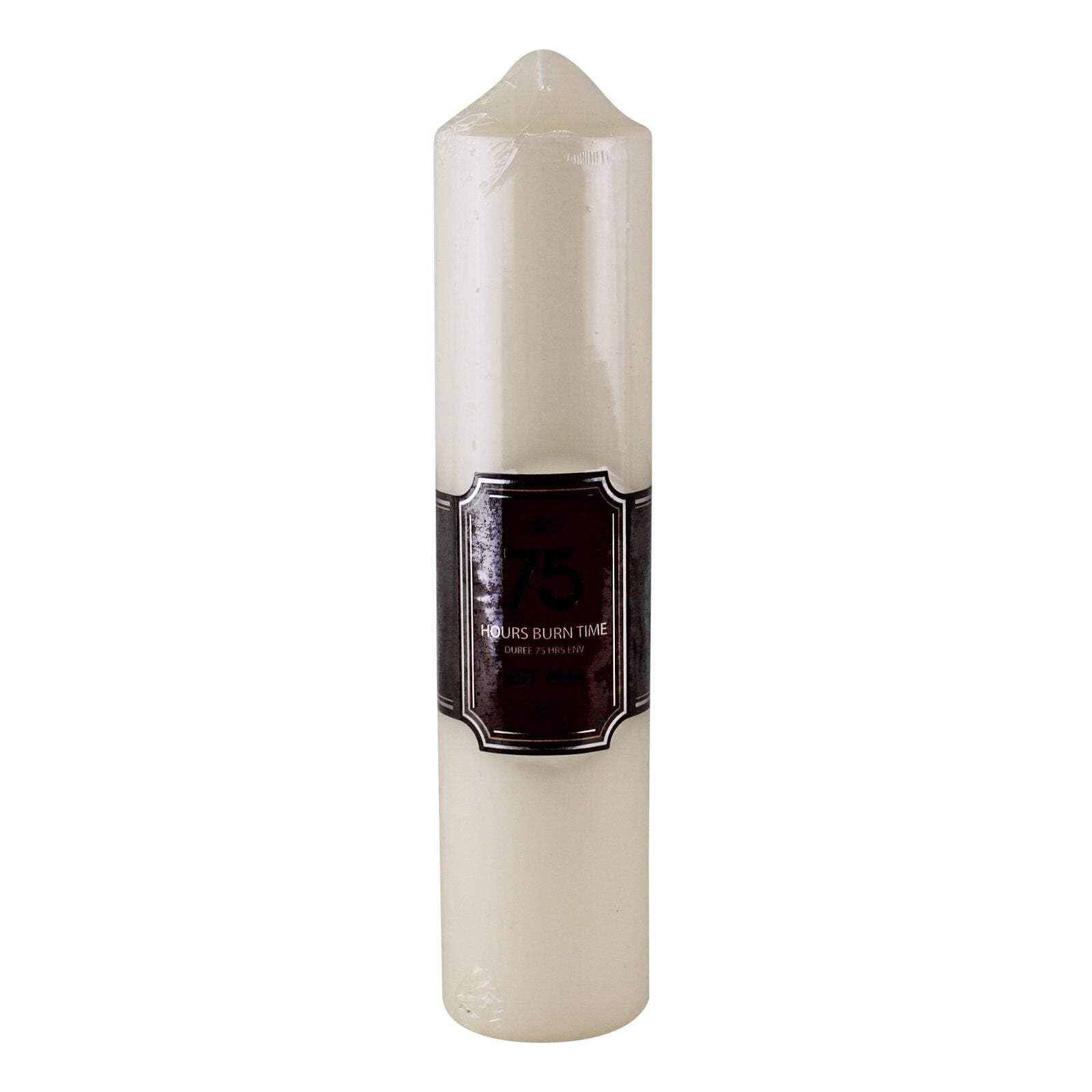 75 Hour Burn Time Pillar Candl from B&Q