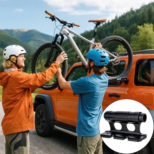 Tbintul Fahrrad Vorderradgabel, Vielseitiger Fahrradgabel-Montageblock, Fahrrad Gabelhalterung, für sicheren Transport auf LKW, SUV und Anhängern.