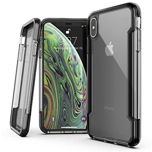 Coque renforcée pour iPhone XS Max : Defense Clear - Noir [X-Doria]