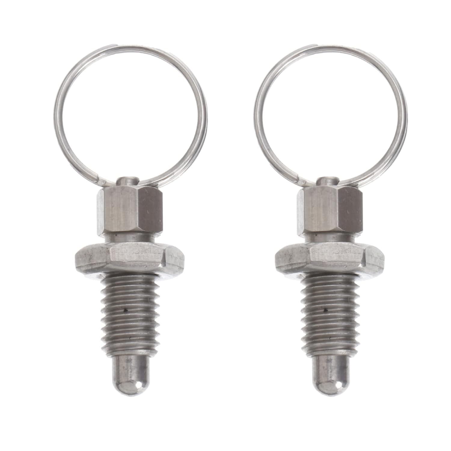 Scicalife 2pcs Steel Non LockOut Stubby Hand Retractable Spring