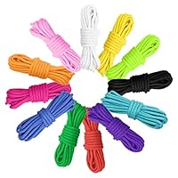 Paracord Seil 550 Multifunktional, 10 Füße, Paracord Seil Survival Outdoor für Affen, Kordel, Schlüsselanhänger, Karabiner, Halsband für Hunde, Survival, Camping