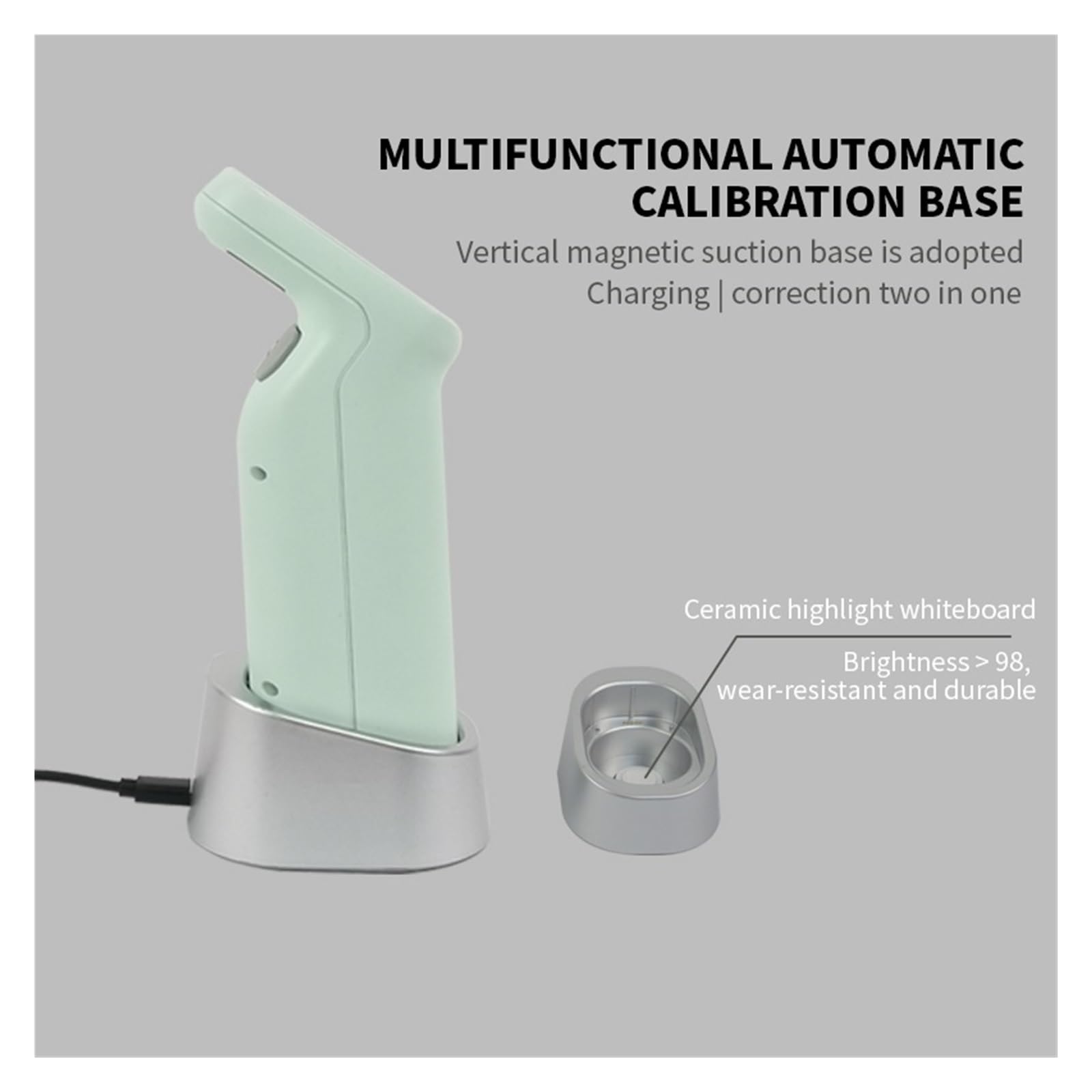 Farbmesser Spektralphotometer, aufladbares USB-Kolorimeter, tragbarer Farbanalysator, Labor-Farbmessrät, E*a*b-Tester, Kaliber 4 mm, 8 mm Ultrastabile Leistung(CS-412)