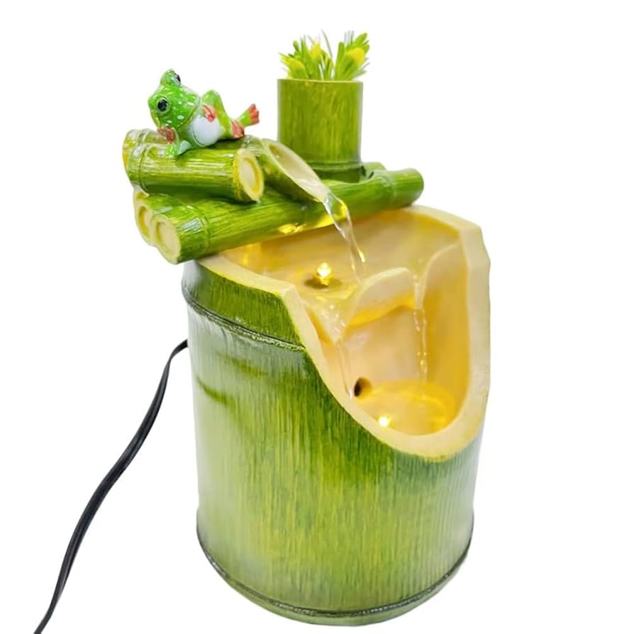 Amazon.co.jp: 加湿器 竹 1本 ーVer2ー 噴水 バンブー 卓上噴水