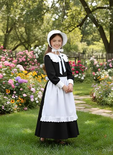 Disfraz Colonial Pioneer para Niñas miniatura 7