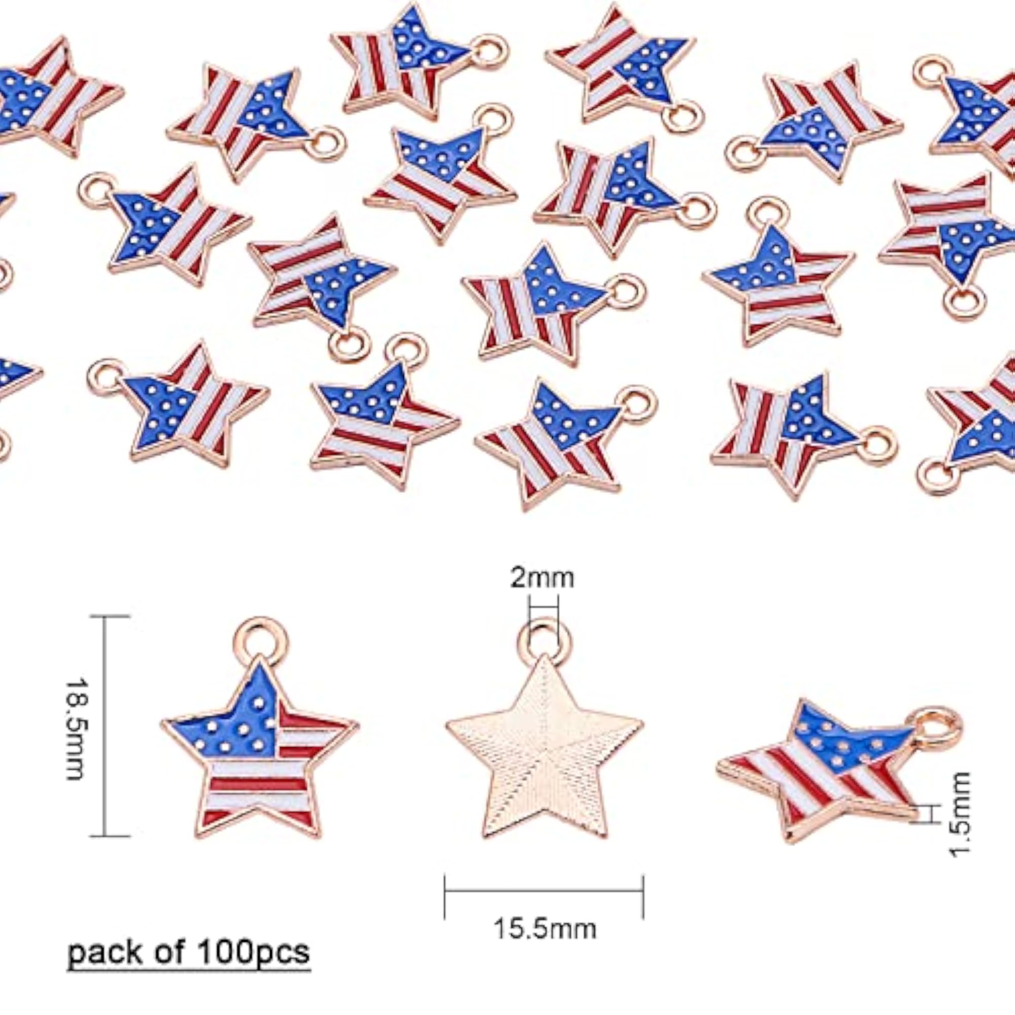 Mixed Styles Alloy Enamel Charms for Jewelry Making