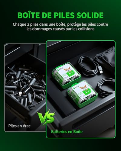 Piles Rechargeables D LR20 Ni-MH 1,2V Batterie Accumulateur Baby D Lot 4 - 6