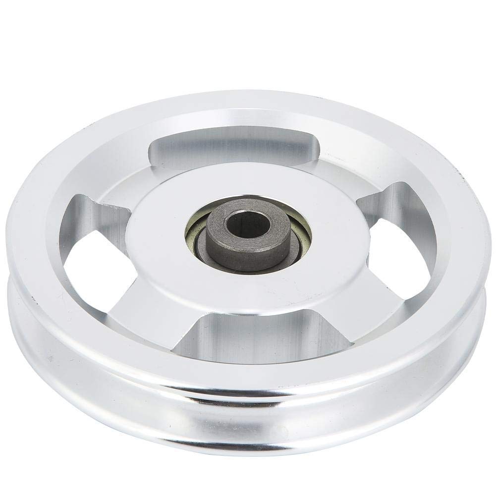 Alomejor Poulie Fitness en Alliage d'Aluminium 90mm - Roue Câble pour Appareils de Musculation, Diamètre d'Alésage 10,5mm, Haute Durabilité et Performance