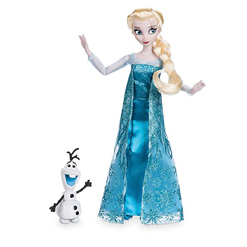 Disney Elsa Classic Doll with Olaf Figure - 11 1/2 Inch