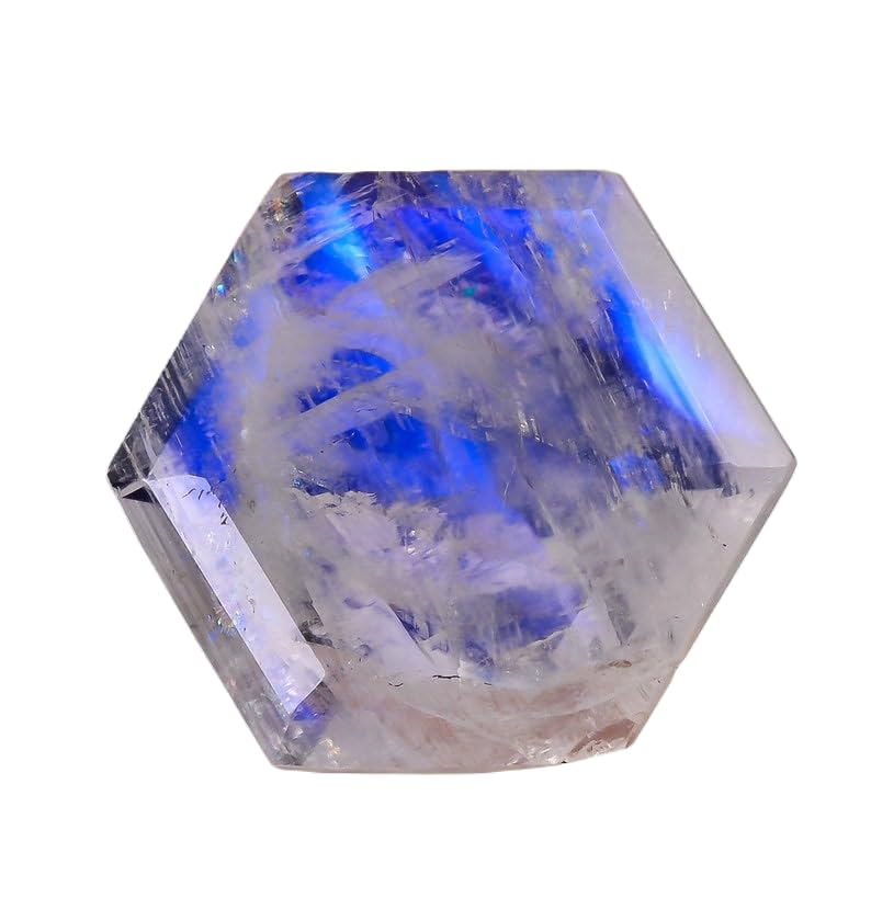 Pierre de lune naturelle en vrac 16x16mm pour fabrication bijoux pendentif et bague DIY