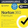 Pack Norton 360 Premium + Norton Utilities Ultimate |10 appareils |75 Go| VPN |contrôle parental| 12 Mois | PC| Dark monitoring| Code d'activation PC - envoi par email