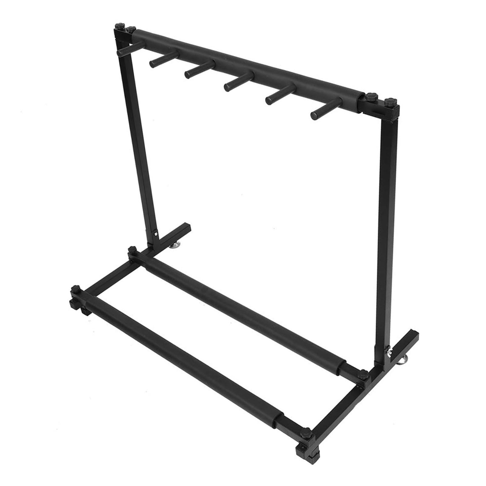 Robusto Supporto in Metallo per Sostenere ed Esporre Chitarre Organizer per Chitarre Accessori per Strumenti Musicali (5 Spazi)