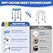 Meday Swivel Shower Chair for Inside Shower - 360 Degree Rotating Shower Seat with Reinforced Crossbar Supports 420 lb - Adjustable & Non-Slip Small Shower Stool for Senior Elderly Disabled Pregnant