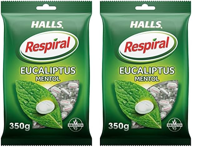 Respiral Caramelo Mentol, Bolsa 350 gramos (Paquete de 2)