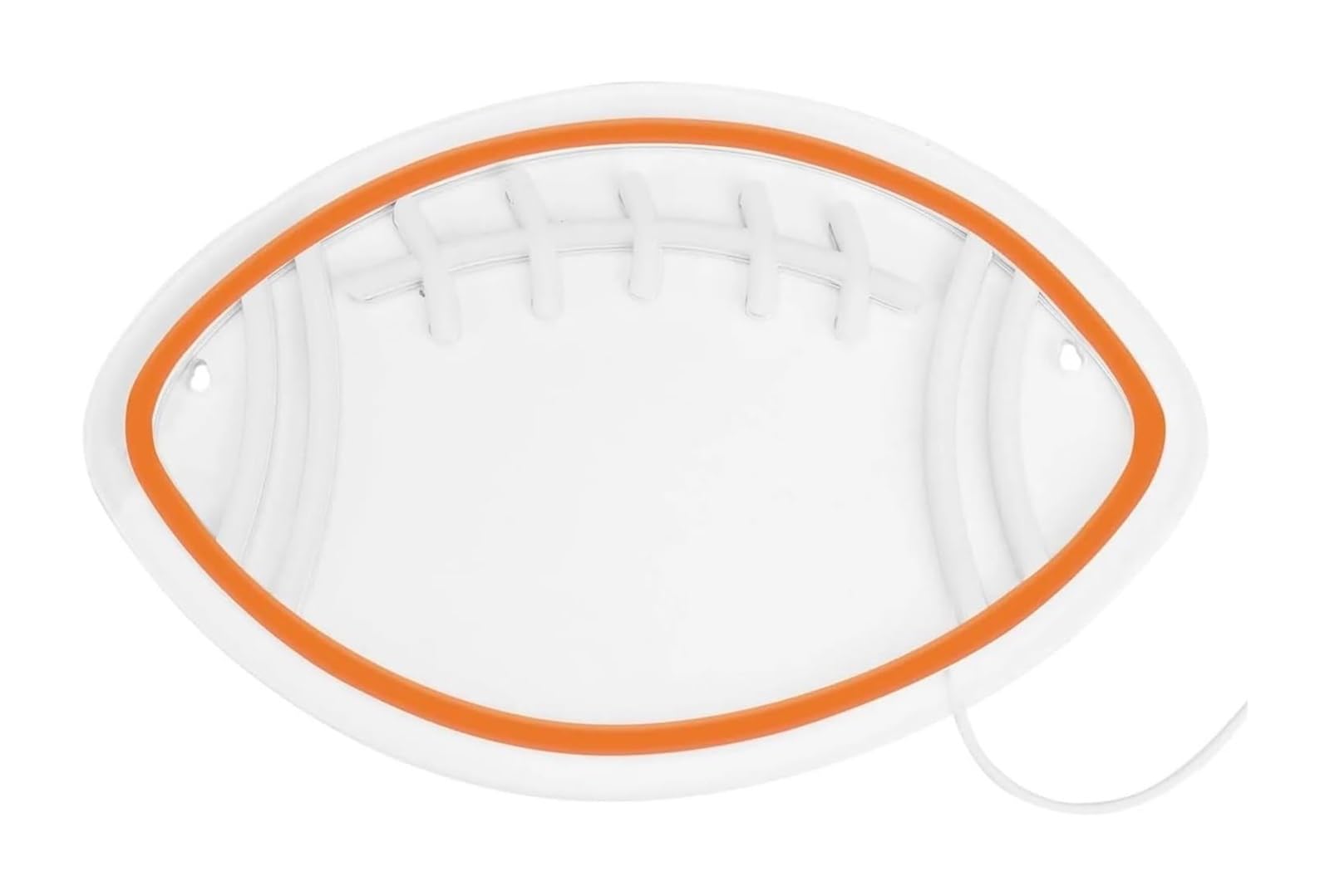 Generico Per insegne al neon Decorazione per feste Rugby per Forma di calcio LED(Arancia)