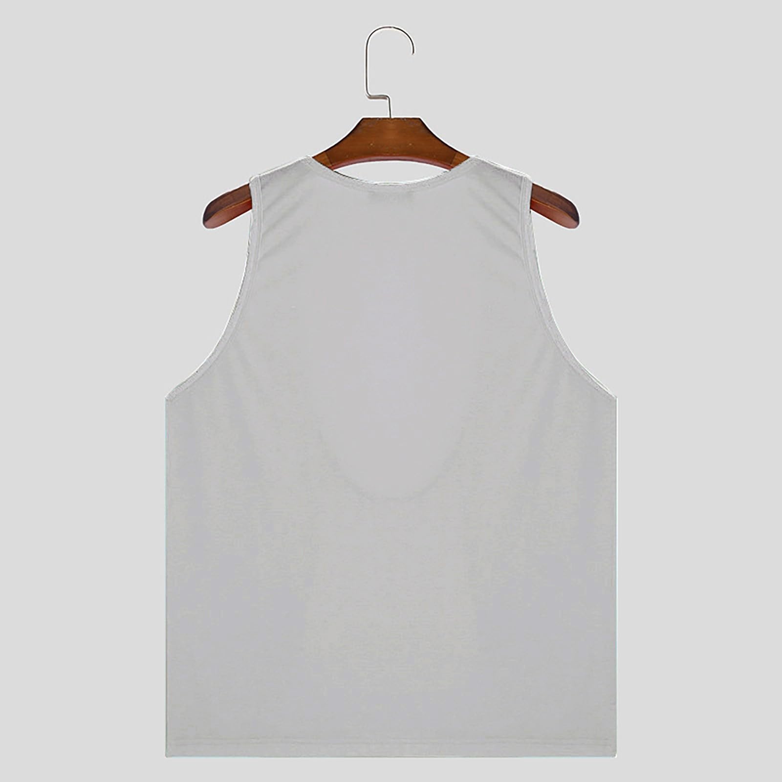 DENGJIAMY głęboki dekolt w serek tank top mężczyźni lato sport fitness odcięta koszulka siłownia atletyczna kulturystyka mięśnie koszulki bez rękawów klasyczne solidne topy