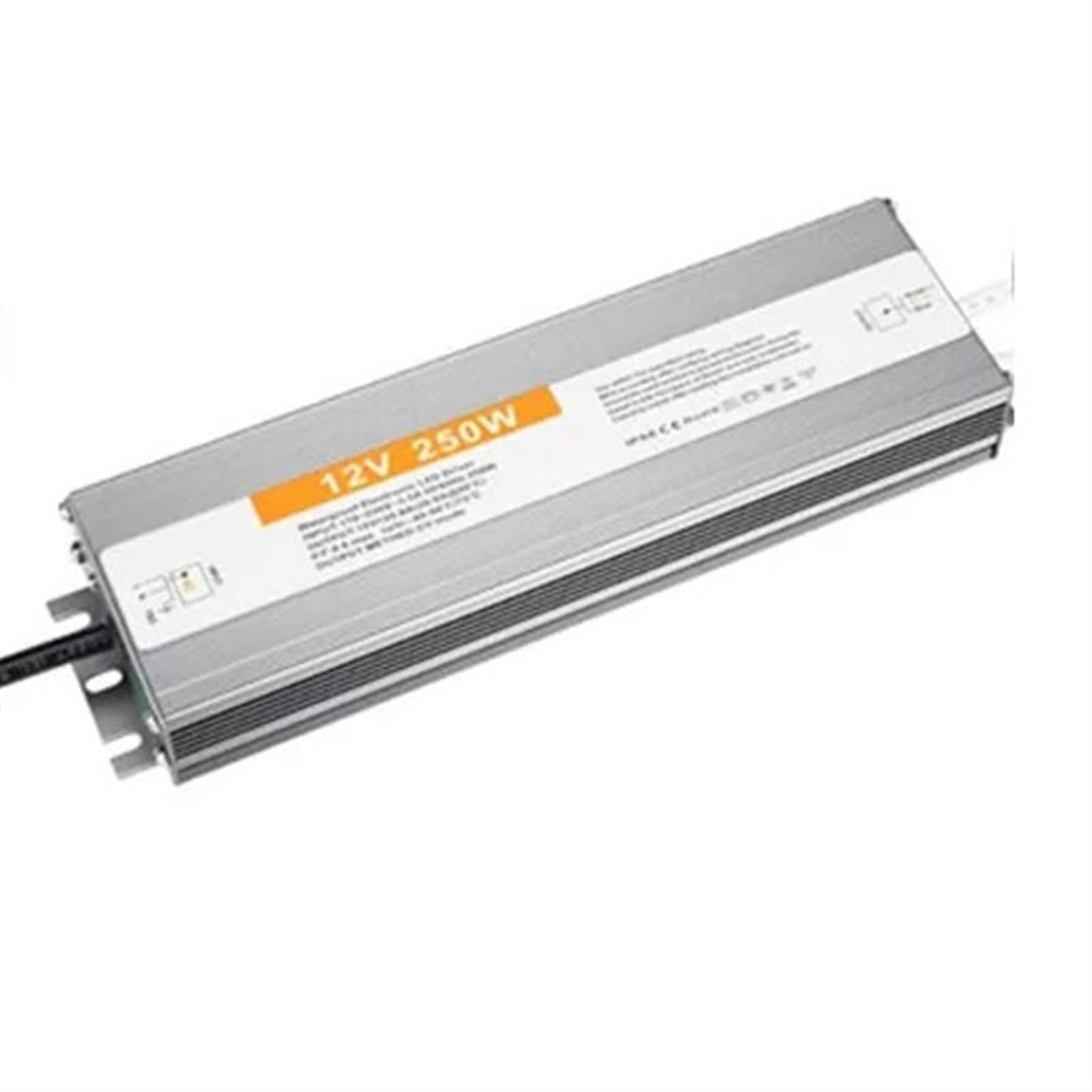 IVYARD Wodoszczelny zasilacz impulsowy AC 220 V DC 12 V 24 V LED adapter sterownika 60 W 100 W 200 W 300 W 400 W 12 V do taśmy świetlnej LED (rozmiar: 12 V, kolor: 10 W)