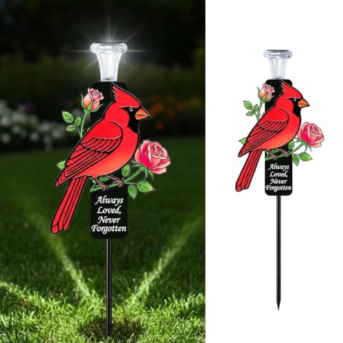 Marqueur funéraire rouge cardinal pour jardin et ferme