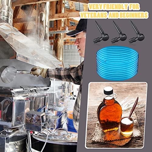 Maple Syrup Taps Vacuum Tubing Lines Maple Syrup Tree Tapping Tubing Line Syrup Collection Tubes With 10 Pieces Maple Tree Taps Plastic Maple Syrup Taps For Maple Birch Syrup Supplies (20 Feet) #TOP5