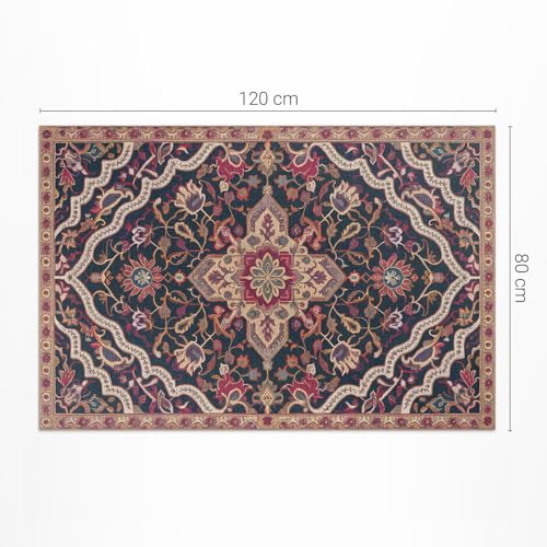 Tapis vinyle anti-décoloration 80x120 cm résistant pour sol de balcon - 4
