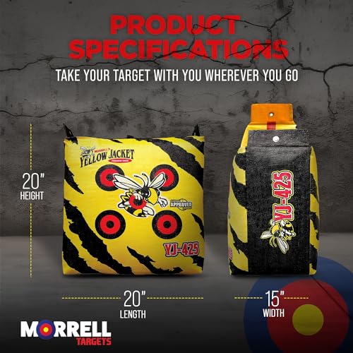 Morrell M-105 Outdoor Adult Archery Target Block With 30 Inch Bag Target Stand And Steel Archery Bow Storage Rack thumb #2