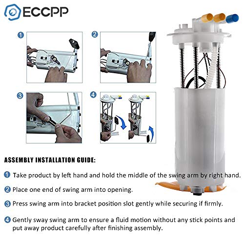 image for ECCPP® Fuel Pump for: Chevy S10 Blazer & GMC S15 Jimmy 98-03, GMC Env