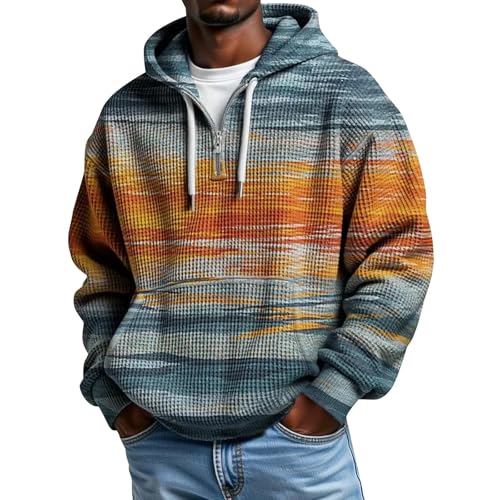 Sudadera con capucha degradada para running y ciclismo al aire libre