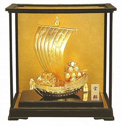 Amazon.co.jp: 『宝船ゴールド』合金製 七福神 商売繁盛 開店祝い 新装