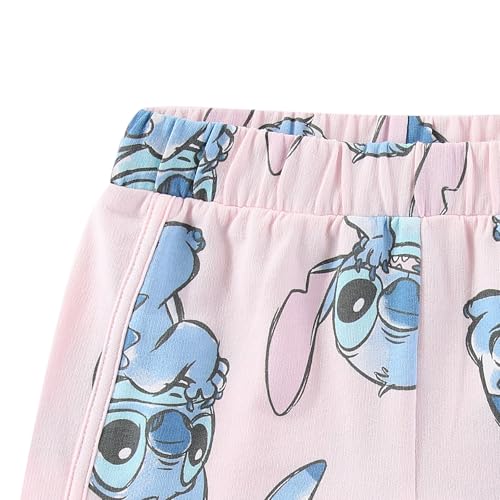 Image of Disney Lilo & Stitch Girls Short Sleeve T-Shirt and Shorts Set for Little and Big Kids