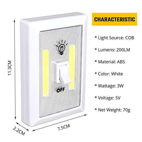 Lzonunl Closet Light, Battery Operated Tap Light thumb #1