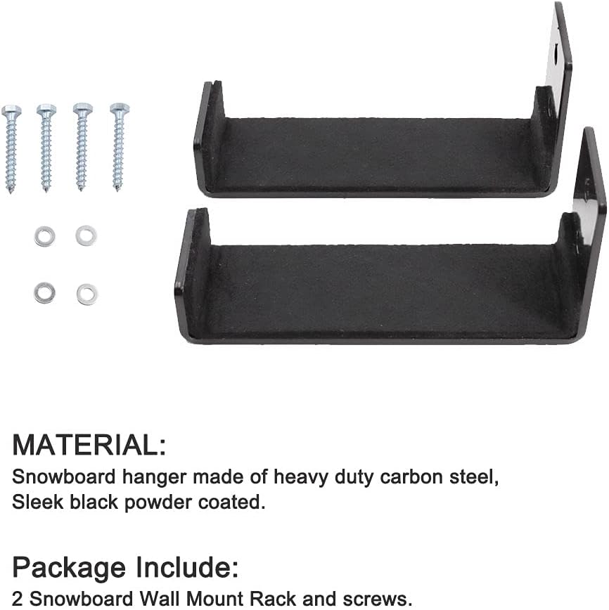 osemar Snowboard Rack Wall Mount Display-Large,Universal Indoor Storage : Sports & Outdoors