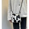 Lusso in pelle Genuine Italian Leather Handbag with Animal Print - Handmade Leather Crossbody Bag - Elegant Women's Handbag (Cow) #5