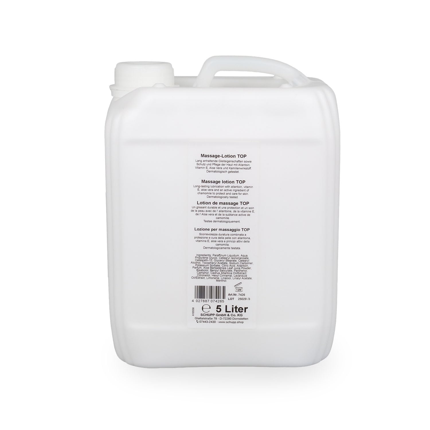 Schupp Massage-Lotion | TOP | 5L-Kanister