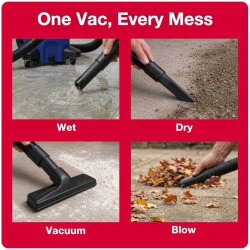 Image of Koblenz WD-16 L4 Wet Dry Vacuum Cleaner, 16 Gallon Wet Dry Vac, 6.5 PHP