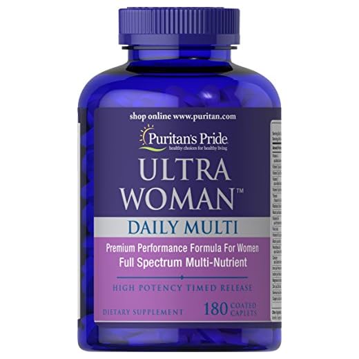 Puritans Pride Ultra Women Daily Multi Timed Release, 180 Count