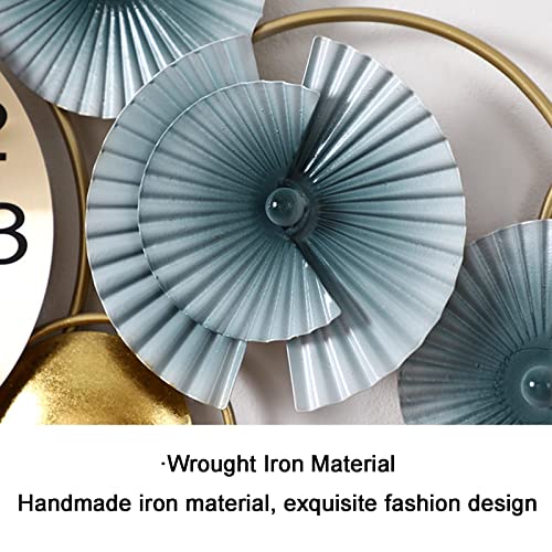 Horloges murales modernes en métal 3D grande taille pour décoration intérieure - 5