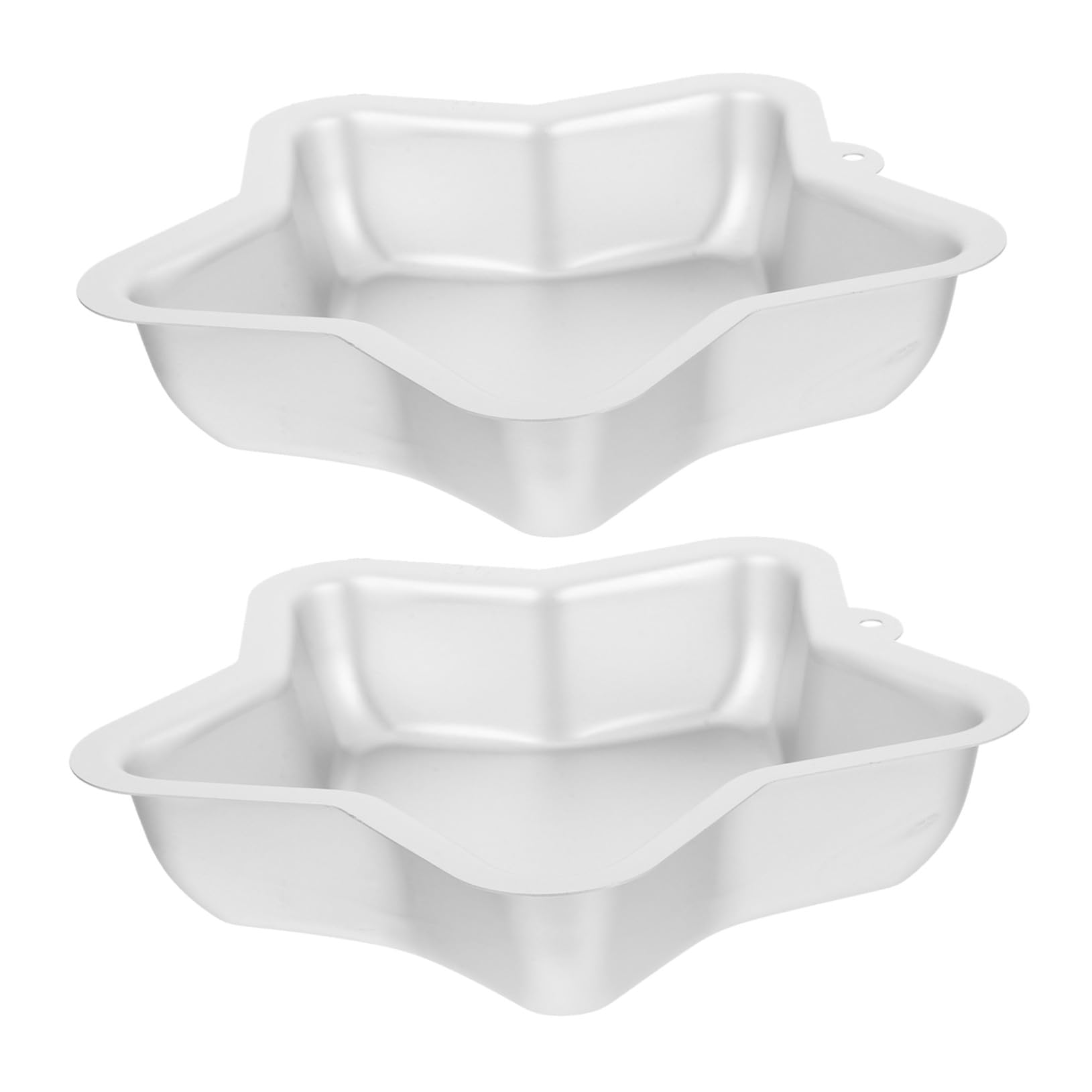 2 Pièces Moule à Gâteau Étoile Moule de Cuisson Alliage Aluminium Antiadhésif à Branches pour Gâteau Cupcake Dessert pour Cuisine et Pâtisserie