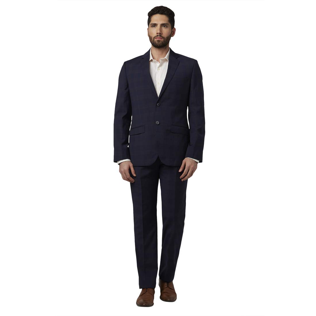 Park Avenue Men's Wool Notch Lapel Suit