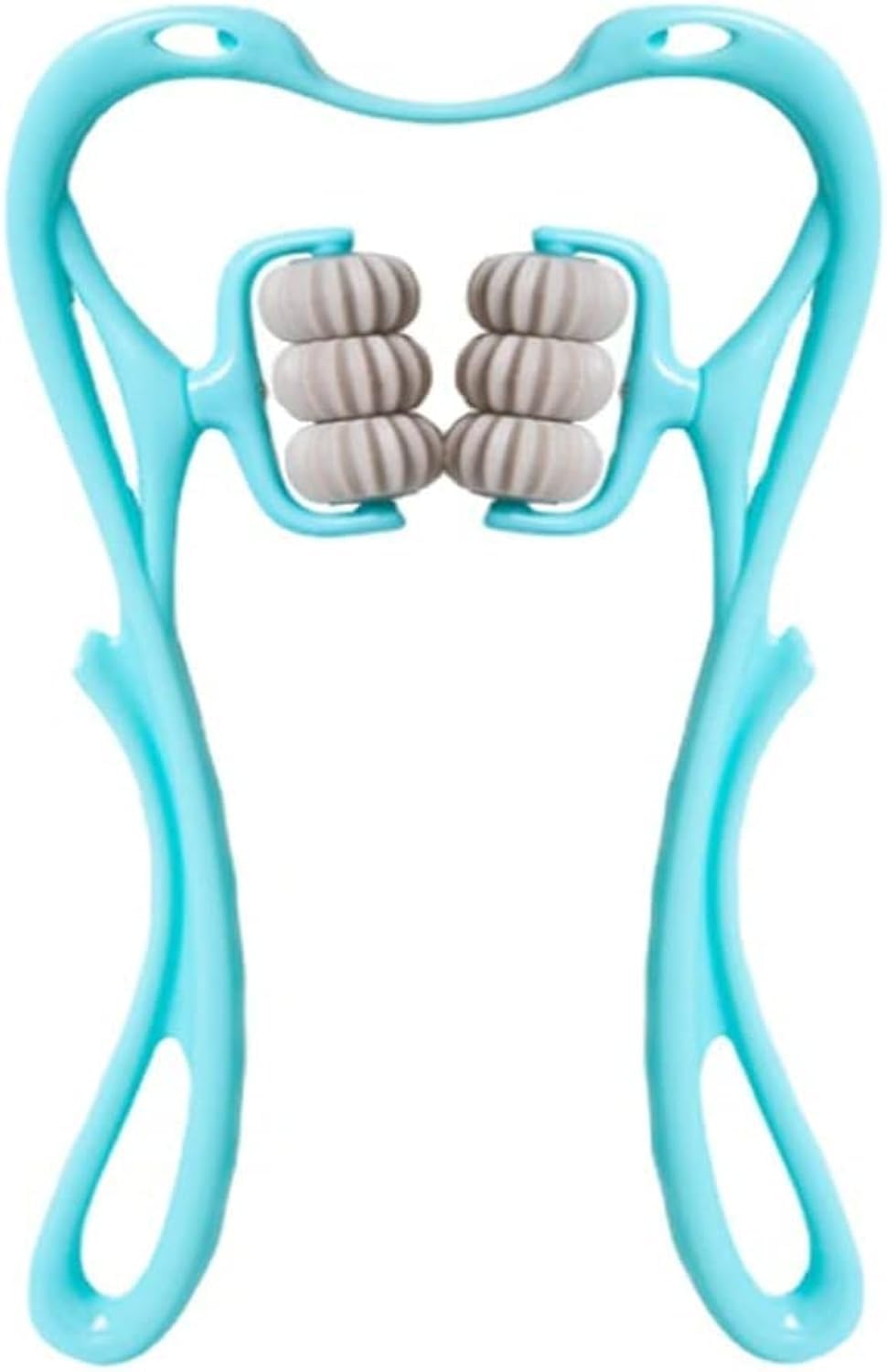 Cervical Spine Massager Clip Neck Massage Artifact six-Wheel kneading Neck Massager