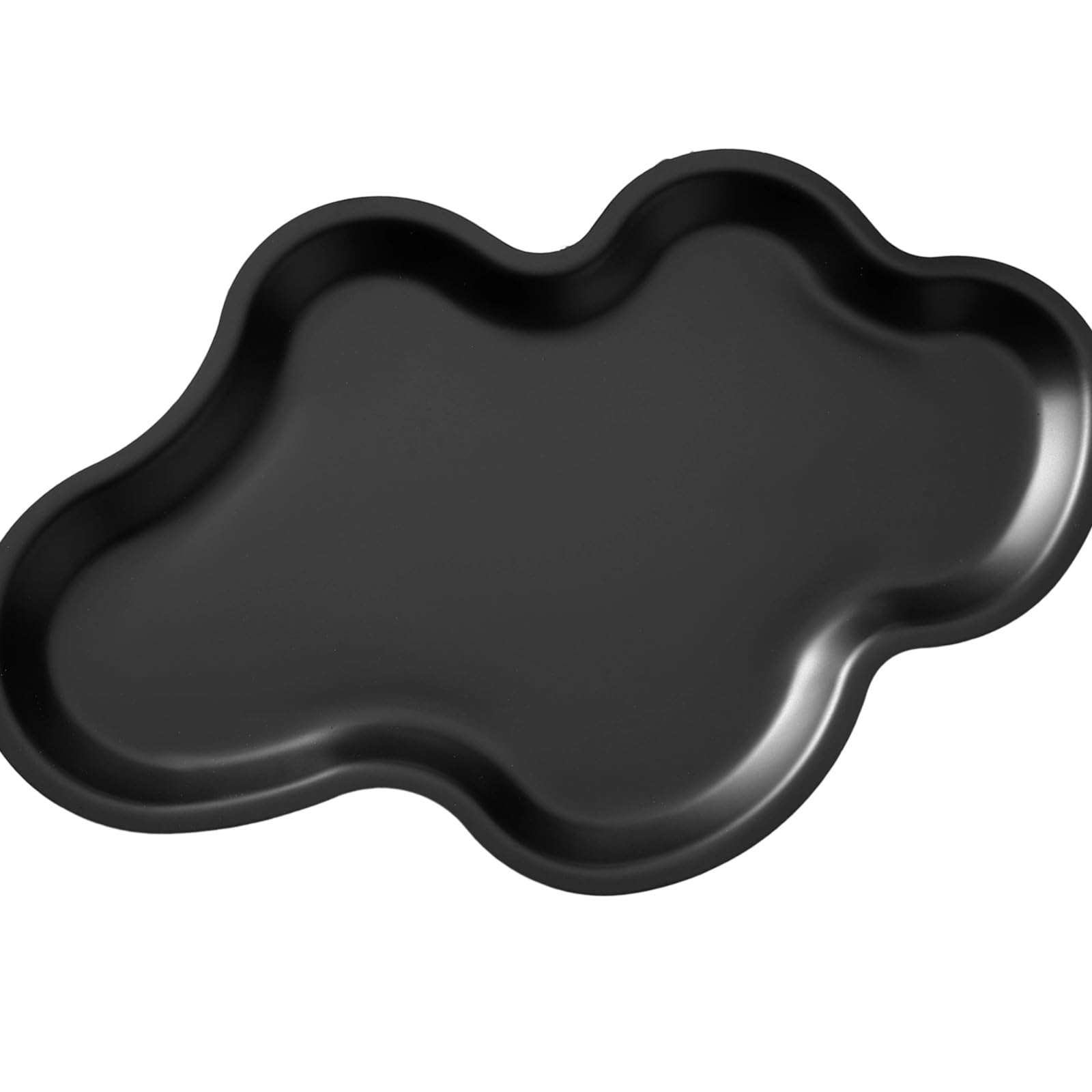 Vanity Organizer Tray Metal Cloud Outline Catchall Holder for Cosmetics Skincare Jewelry Bathroom Counter Dresser Desktop Cloud Tray Metal Vanity Countertop Organizer Bathroom Counter Dresser Jewelry