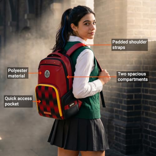 Image of Nasher Miles Harry Potter Backpack | Laptop Backpack | Ideal for Office, College, School & Travel | Men, Women, Boys, Girls