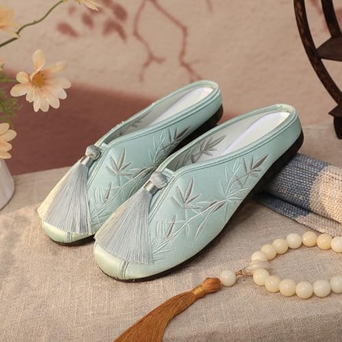 Chaussures style Cheongsam plates légères confortables femme