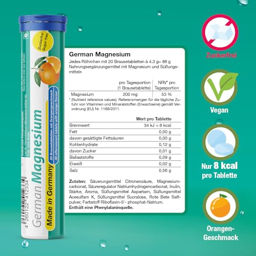 Brausetabletten Sortimentmix T&D Pharma - 12x20 = 240 German Brausetabletten - Vitamine und Mineralien in fruchtigen Geschmäckern - Made in Germany 3