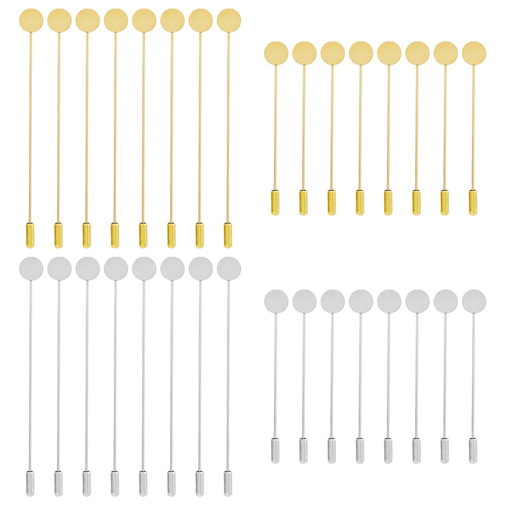Épingles rondes plates en laiton pour animer vos ateliers de fabrication de bijoux DIY