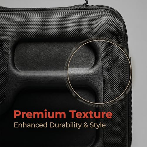 Image of Naroote Oscilloscope Storage Bag, Oscilloscope Protective Case, Portable Black Nylon Oxford Cloth and EVA Material for DS203, DS211, DS212, DS213, LA104