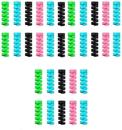 Inefable (30 Pcs) Multicoloured Protection Spiral Cable & Wire ...