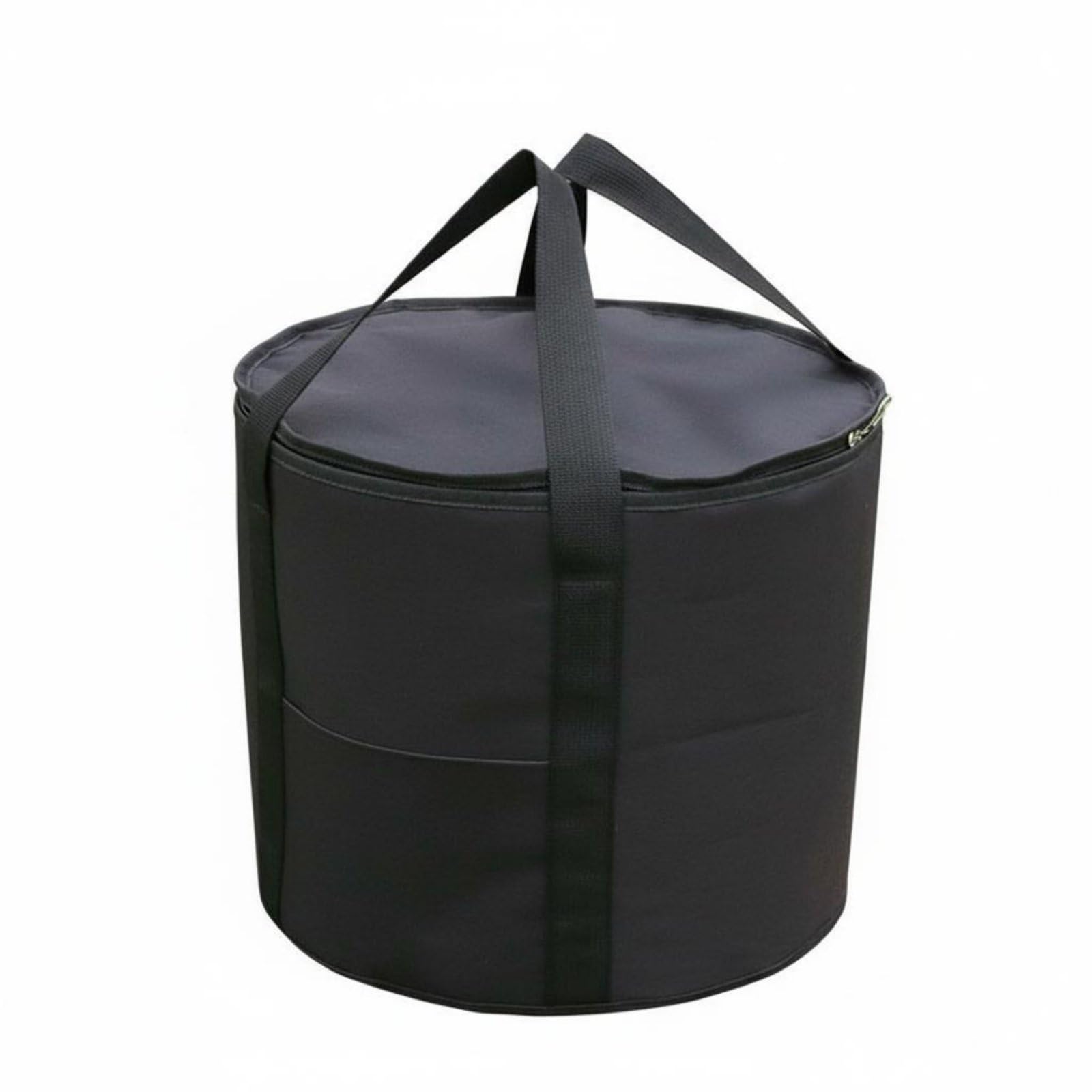 Baoblaze Outdoor Storage Case Camping Bag Cylindrical Cookware Carrier with Thick Pearl Interlayer and Widened Strap Suitable for Backpacking Outdoor Events Home Organization, 35x35cm