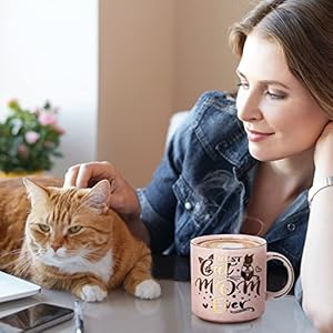 Cat Mom Gifts for Women, Cat Gifts for Cat Lovers - Best Cat Mom Ever - 14oz Pink Ceramic Marble Gold Pattern Coffee Mug with Gift Box, Christmas gifts for Crazy Cat Lady, Mom Wife Daughter Friends Cat Mom Gifts for Women Cat Gifts for Cat Lovers Best Cat Mom Ever 14oz Pink Ceramic Marble Gold Pattern Coffee Mug with Gift Box Christmas gifts for Crazy Cat Lady Mom Wife Daughter Friends