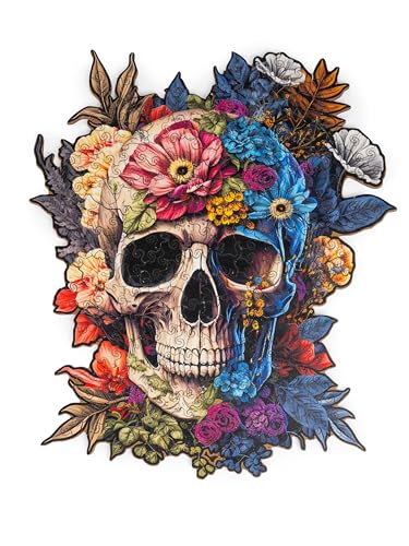 Wooden Puzzle - Skull