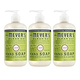 MRS. MEYER'S CLEAN DAY Hand Soap, Lemon Verbena Scent, 12.5 Fl Oz Bottle - 3 Pack